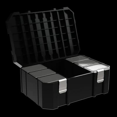 Schwerer Bauer-Werkzeugkasten