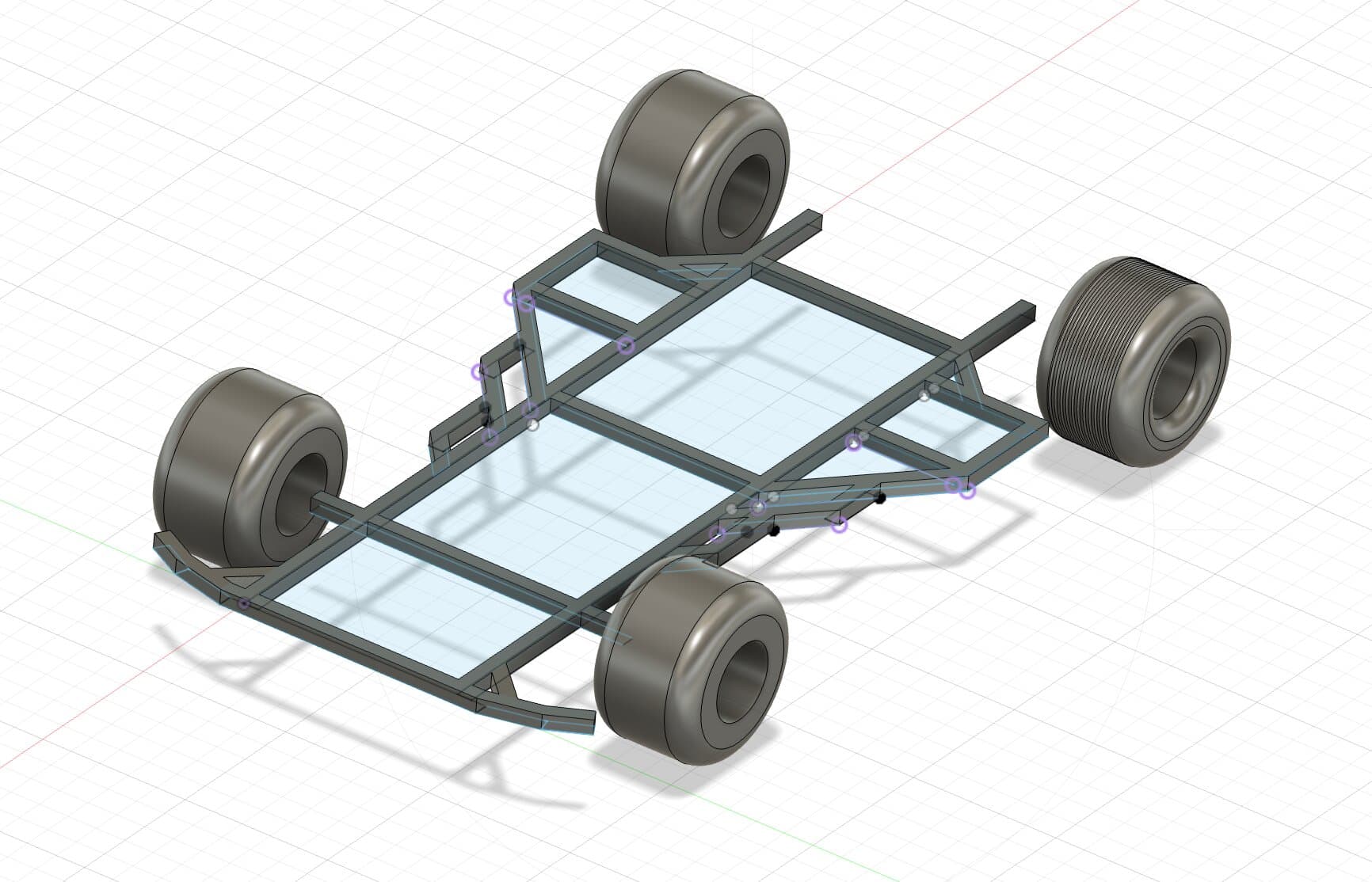 KARTWERK One – Rahmen CAD-Modell
